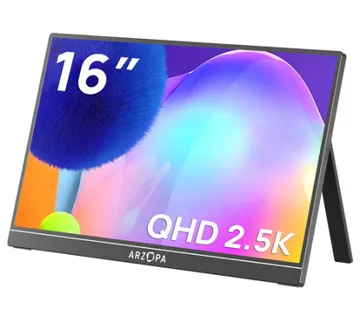 Prenosni monitor 16.0'' (41 cm) QHD IPS 60Hz, mHDMI, USB-C, zvočniki, ARZOPA Z1RC - Umag