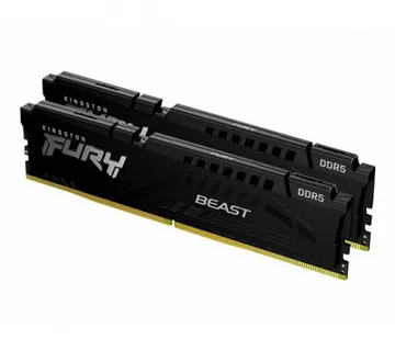 Kingston DRAM 16GB 5600MT/s DDR5 CL40 DIMM (Kit of 2) FURY Beast Black EAN: 740617325935 - Umag