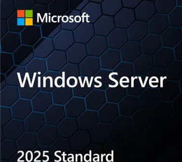 Windows Svr Std 2025 64Bit English 1pk DSP OEI DVD 16 Core - Umag