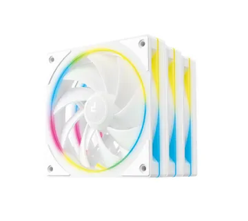 Ventilator za ohišje DeepCool FL12 SE 3-IN-1 WH ARGB PWM 120mm, 3 Pack, bel - Umag