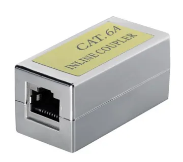 Transmedia Inline coupler, CAT 6A, metal casing - Umag