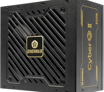 Enermax 850W CyberG II, ATX 3.1, 80+ GOLD, 2×PCIe, 5×SATA, 24-pina, 120mm ventilator - Umag