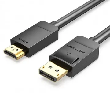 Vention DisplayPort to HDMI Cable 2M Black - Umag