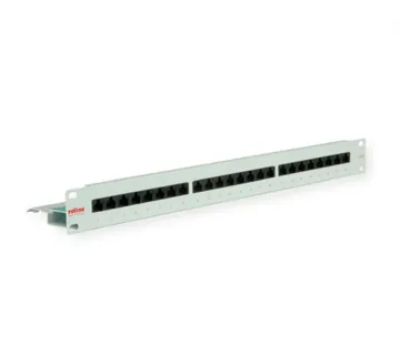 Roline Cat.6/ClassE 19" Patch Panel 24-porta UTP, svijetlo sivi - Umag