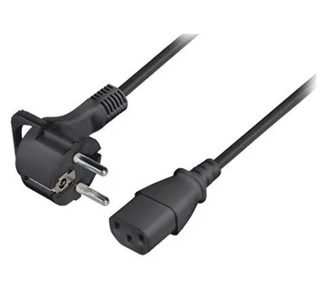 Transmedia Schuko plug flat to C13 jack 5m - Umag