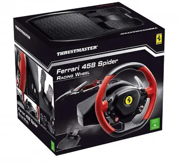 THRUSTMASTER FERRARI 458 SPIDER RACING WHEEL RACING WHEEL XBOXONE - cover