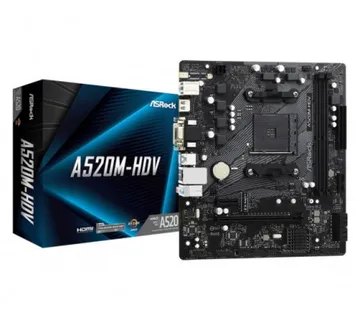 Asrock AMD AM4 A520M-HDV - Umag