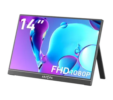 Prenosni monitor 14" (35 cm) FullHD IPS 60Hz, mHDMI, USB-C, zvočniki, ARZOPA A1S - Umag