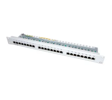 Roline VALUE Cat.5e/Class D 19" Patch Panel 24-porta STP, svijetlo sivi - Umag