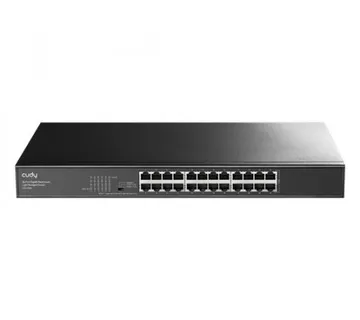 Switch CUDY GS1024E, Easy Smart, 24-Port, Gigabit, Rackmount, Light Managed - Umag
