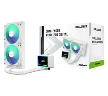 ASRock Challenger White 240 Digital AIO Liquid Cooler - Umag
