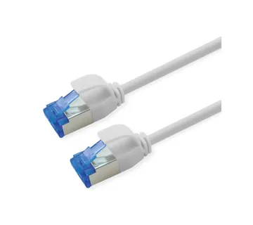 Roline S/FTP (PiMF) Cat.6a Data Center mrežni kabel (Class EA), Slim, LSOH, tangle free, sivi, 2.0m - Umag