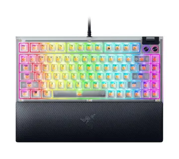 Tipkovnica Razer BlackWidow V4 75%, Phantom White, US - Umag
