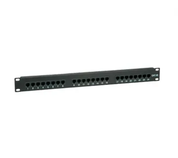 Roline VALUE Cat.5e/Class D 19" Patch Panel 24-porta UTP, crni - Umag