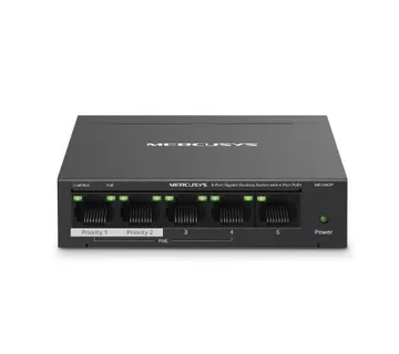 Mercusys 5-Port Gigabit Desktop Switch with 4-Port PoE - Umag