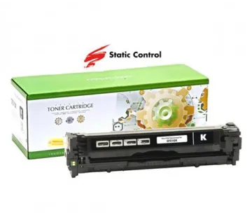 Toner Static Control HP Canon CB540A CE320A CF210X CRG-716B 731HB Black UNIVERSAL - Umag