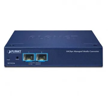 Planet Industrial 2-Port 10G 1GBASE-X SFP Managed Media Converter - Umag