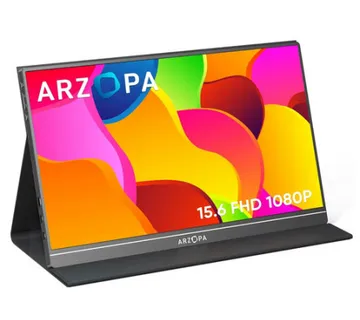 Prenosni monitor 15.6'' (40 cm) FullHD IPS 60Hz, mHDMI, USB-C, zvočniki, ARZOPA S1 TABLE - Umag