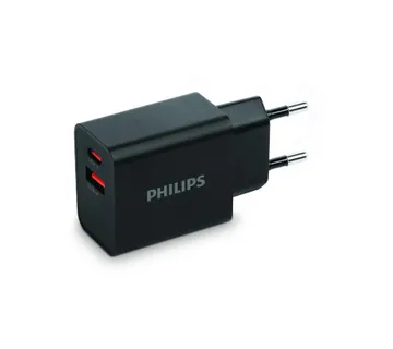 Philips kučni punjač USB-C + USB-A, 20W/18W - Umag