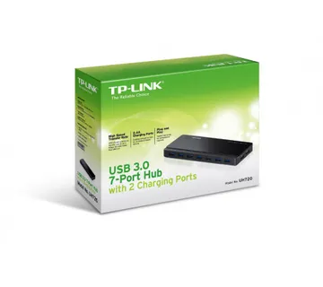 TP-Link UH720, 7-ports USB 3.0 hub + 2 power - Umag