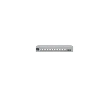 Ubiquiti 16-port, Layer 3 Etherlighting switch 2.5 GbE and versatile mounting options, 4x 2.5 GbE RJ - Umag
