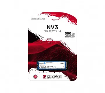 Kingston NV3 NVMe 500GB,R6000/W2200, M.2 2280 - Umag