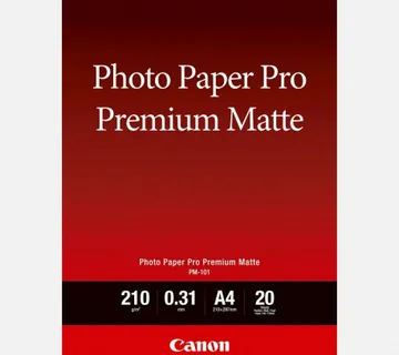 Canon Photo Paper Premium Matte PM101 - A4 - 20L - Umag