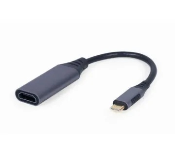 Gembird USB Type-C to HDMI display adapter, space grey - Umag