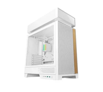 Računalniško ohišje DeepCool CL6600 WH, AIO 360mm, ATX, Midi-Tower, ARGB, kaljeno steklo, belo - Umag