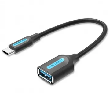 Vention USB 3.1(Gen 1) C Male to A Female OTG Cable 0.15M Black - Umag