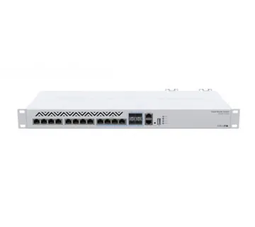 MikroTik 12-Port Cloud router 10G switch 8x 10GbE 4x 10G Combo RJ45 SFP - Umag