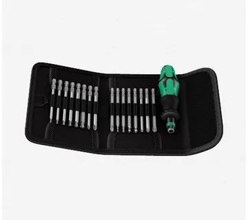 Wera Kraftform Kompakt 60 KK60, bit set (bit set, 1/4 ", incl. Plug handle) - Umag