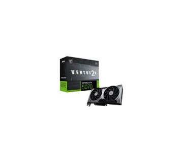 MSI Video Card Nvidia GeForce RTX 5070 12G VENTUS 2X OC (12GB GDDR7/192bit, PCI-E Gen5, 3x DP 2.1, 1 - Umag