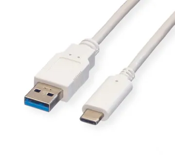 Roline VALUE USB3.0 kabel, A-C, M/M, 0.5m, bijeli - Umag