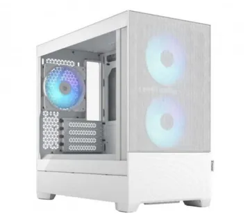 Fractal Design Pop Mini Air RGB TG Clear White, FD-C-POR1M-01 - Umag