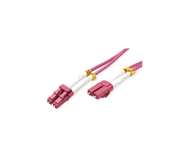 Roline VALUE optički kabel 50/125µm LC/LC Duplex, OM4, 20m, ljubičasti - Umag