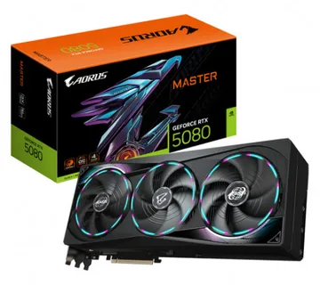 GIGABYTE AORUS GeForce RTX 5080 MASTER 16G NVIDIA 16 GB GDDR7 - Umag
