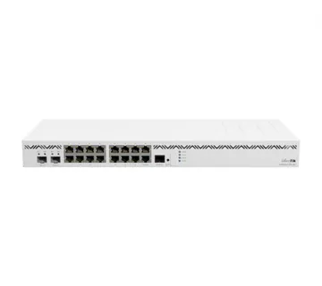 Mikrotik Cloud Core Router 2004-16G-2S+, Cortex-A57, 4GB DDR4, 128MB NAND, 16×GLAN, 2×SFP+, 1U rackmount, Dual PSU, RouterOS - Umag