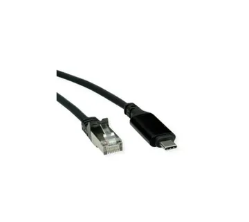 Roline adapter/kabel USB-C - Gigabit LAN 10/100/1000Mbit/s, 2.0m. crni - Umag