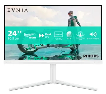 PHILIPS Montor LED 24M2N3201A FAST IPS Gaming 180Hz 300cd 1000:1 1ms 2xHDMI 1xDP Speakers Full Ergo - Umag