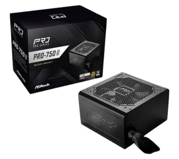 ASRock PSU PRO Series PRO-750G, 750W, 80 Gold - Umag