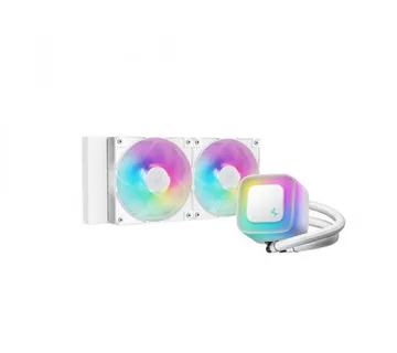 AIO Liquid Cooler DeepCool LE240 WH V2, 240mm, ARGB - Umag