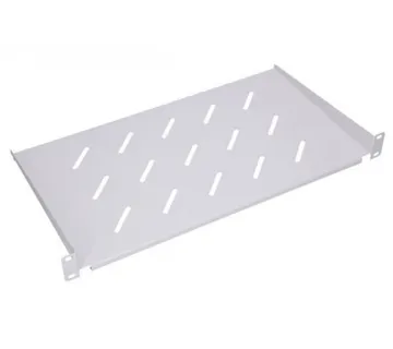 NaviaTec 19" polica za mrežni ormar, 250 mm, 1U, Cantilever, crna - Umag