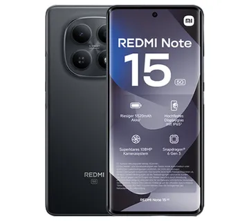Xiaomi Redmi Note 15 5G Dual Sim 8GB RAM 256GB - Black - Umag