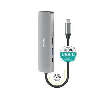 Port docking 1X4K USB-C 5 devices 100W - Umag
