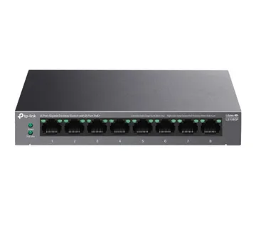 TP-Link 8-Port Gigabit Desktop Switch with 8-Port PoE+ - Umag