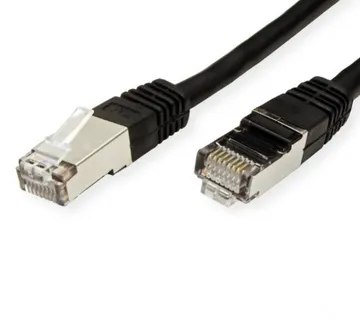 Roline VALUE S/FTP (PiMF) mrežni kabel oklopljeni Cat.6, 10m, crni - Umag