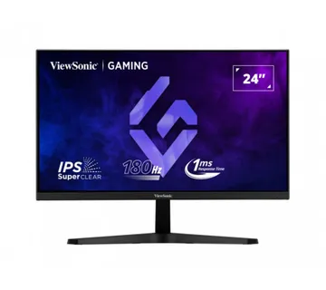 ViewSonic Monitor VX24G1-HD, 24” 1920x1080, IPS, 180Hz-1ms, 2xHDMI, DP, HDR10 - Umag