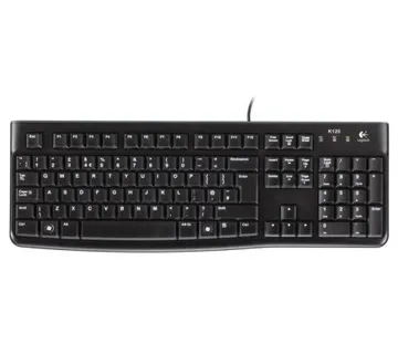 LOGI K120 corded Keyboard (HRV-SLV) - Umag