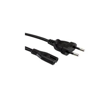 Roline VALUE naponski kabel 2-polni, IEC320 C7, 3.0m, crni - Umag